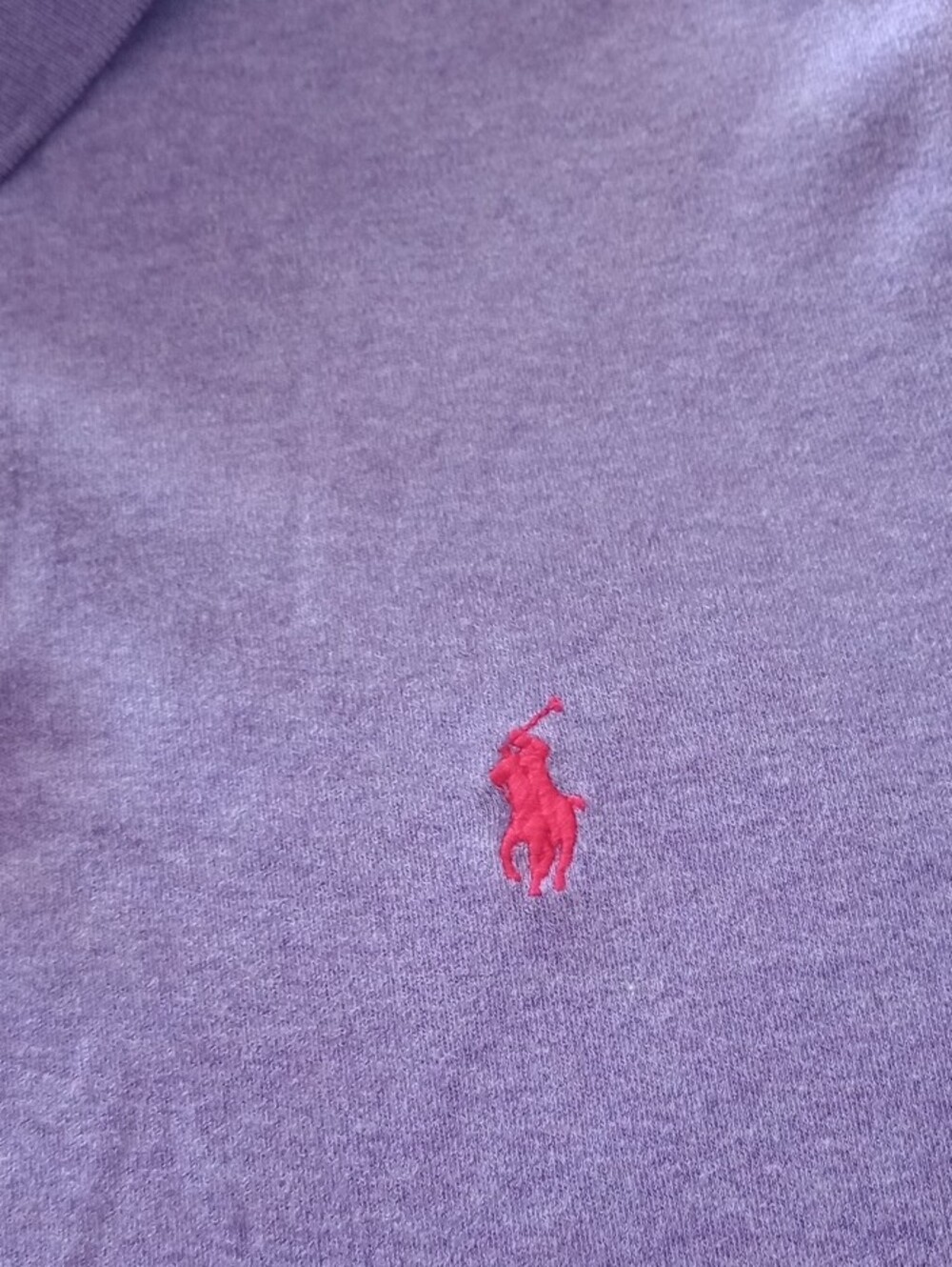 NWOT POLO by RALPH LAUREN Purple Polo with Red Pony - Picture 4 of 7